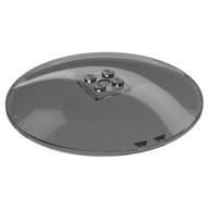 Деталь LEGO Dish 10 x 10 Inverted (Radar) with Solid Studs, Прозрачный черный