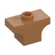 Деталь LEGO Brick Special Arch 1 x 2 Jumper, Средне-темный телесный