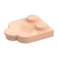 Деталь LEGO Plate Special 2 x 3 with Cloud Edge, Светлый телесный