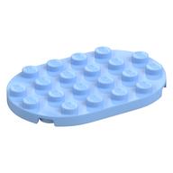 Деталь LEGO Пластина круглая 4 x 6, Ярко-светло-голубой