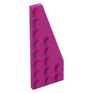 Деталь LEGO Пластина-клин правая 8 x 3, Пурпурный