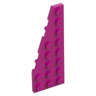 Деталь LEGO Пластина-клин левая 8 x 3, Пурпурный