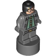 Деталь LEGO Minifig Trophy Statuette, Harry Potter, Dark Bluish Grey Outfit, Темный сине-серый