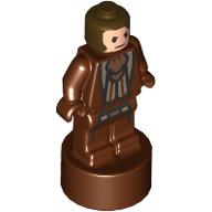 Деталь LEGO Minifig Trophy Statuette, Mr Borgin, Красно-коричневый