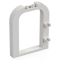 Door Frame 1 x 6 x 6 1/3 with Rounded Top, Clips