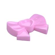 Деталь LEGO Friends Accessories Hair Decoration - Bow with Heart, Long Ribbon and Pin, Ярко-розовый