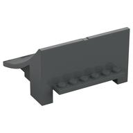 Деталь LEGO Slope Curved 8 x 8 x 4, Ramp, Темный сине-серый