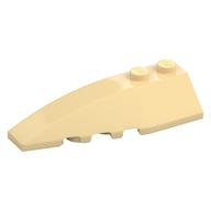 Деталь LEGO Панель левая 2 x 6, с изгибом и углом, Песочный