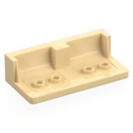 Деталь LEGO Panel 3 x 6 Car Seat with 4 Studs, Песочный