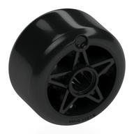 Деталь LEGO Wheel 24 x 20 Size with Black Tire Pattern, Черный