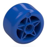 Деталь LEGO Wheel 24 x 20 Size with Blue Tire Pattern, Голубой