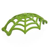 Деталь LEGO Insect Accessory, Spider Web, Dome Shaped with Bar, Clips, Лайм