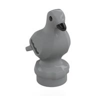 Деталь LEGO Animal, Bird, Pigeon with Black Beak, Feathers pattern, Светлый сине-серый