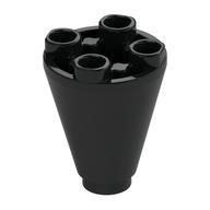 Деталь LEGO Конус перевёрнутый 2 x 2 x 2, Черный