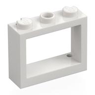 Деталь LEGO Окно 1 x 3 x 2, Белый