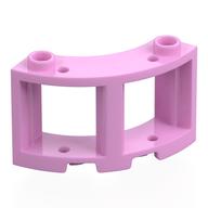 Деталь LEGO Окно круглое 3 x 3 x 2, Ярко-розовый