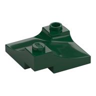 Деталь LEGO Brick Curved, Internal, 1 x 3 x 3 with 1/3 Inverted Cutout, Темно-зеленый