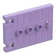 Деталь LEGO Дверь 1 x 5 x 3, с 3 штырьками и ручкой, Лавандовый