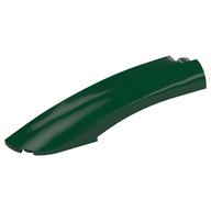 Деталь LEGO Slope Curved 10 x 2 x 2 with Curved End Left, Темно-зеленый