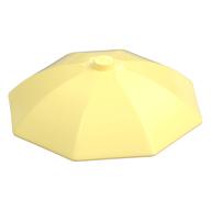 Деталь LEGO Minifig Umbrella Top with No Bottom Flaps, 6 x 6 with Top Stud, Ярко-светло-желтый