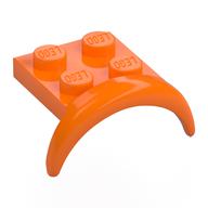 Деталь LEGO Крыло 2 x 3 x 1 1/3, Оранжевый