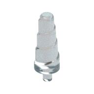 Деталь LEGO Creature Body Part, Horn (Unicorn) with Small Pin, Прозрачный опаловый
