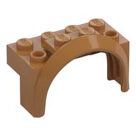 Деталь LEGO Wheel Arch, Mudguard 4 x 2 x 2, Средне-темный телесный