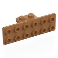 Деталь LEGO Кронштейн 1 x 2 - 2 x 6, Средне-темный телесный
