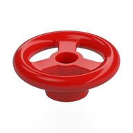 Деталь LEGO Vehicle Steering Wheel Small, 2 x 2 [Reinforced], Красный