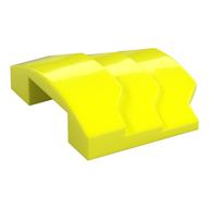 Деталь LEGO Brick Special 1 x 4 with 3 Layers Curved, Насыщенный желтый