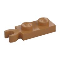 Деталь LEGO Plate Special 1 x 2 with Clip Vertical on End, Средне-темный телесный