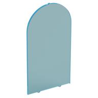 Деталь LEGO Glass for Frame 1 x 6 x 7 with Bow, Прозрачный светло-голубой