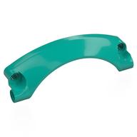 Деталь LEGO Technic Panel Car Mudguard Arched 9 x 2 x 3, Arched Top #42, Темно-бирюзовый