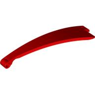Деталь LEGO Technic Panel Curved 3 x 13 x 2 Tapered, Left, Красный