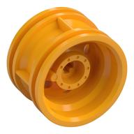 Деталь LEGO Wheel 30.4 x 20 without Pinholes, with Reinforced Rim, Ярко-светло-оранжевый