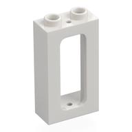 Деталь LEGO Window 1 x 2 x 3 Train, Белый