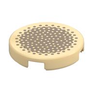 Деталь LEGO Tile Round 2 x 2 with Tan Dots on Dark Tan Background print, Песочный
