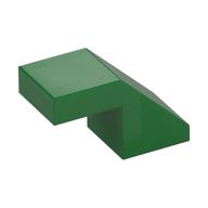 Деталь LEGO Скос 45° 2 x 1, с перевёрнутым вырезом 2/3 и без штырька, Зеленый