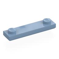 Деталь LEGO Пластина специальная 1 x 4, с 2 штырьками, с новой изнанкой, Песочно-синий
