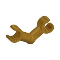 Деталь LEGO Arm Skeleton [Bent / 2 Clips], Жемчужно-золотой
