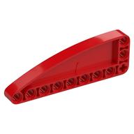 Деталь LEGO Technic Beam 9 x 3 L-Shape with Quarter Ellipse Thick, Красный