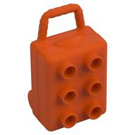 Деталь LEGO Duplo Luggage, Красно-оранжевый