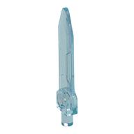 Деталь LEGO Minifig Sword, Blade with Bar, Прозрачный голубой опаловый