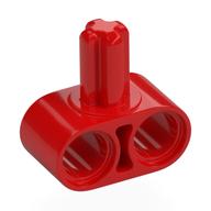 Деталь LEGO Technic Beam 1 x 2 with Axle on Side, Красный