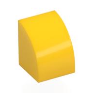 Деталь LEGO Кирпичик изогнутый 1 x 1, Желтый