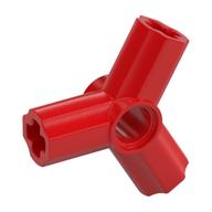 Деталь LEGO Соединитель оси и штифта Technic тройной, Красный