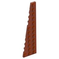 Деталь LEGO Пластина-клин левая 12 x 3, Темно-оранжевый