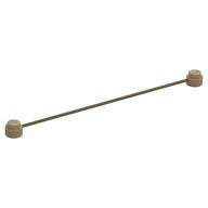 Деталь LEGO String with End Studs 11L Overall, Темно-песочный