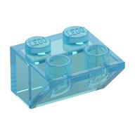 Деталь LEGO Скос перевёрнутый 45° 2 x 2, Прозрачный светло-голубой