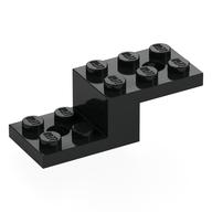 Деталь LEGO BRICK 1X2X1 1/3 W/ 2 PLATES 2X2, Черный